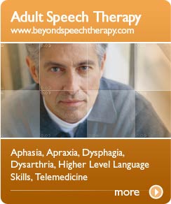 Adult Speech Therapy - www.beyondspeechtherapy.com